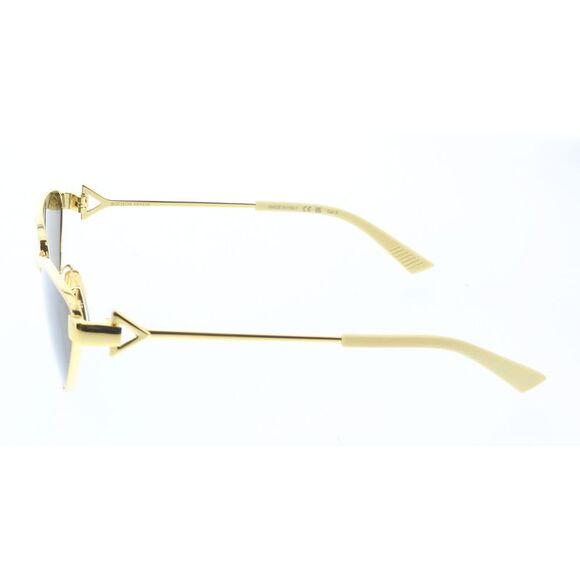 Bottega Veneta BV1186S-002 Elegant Gold Cat-Eye Sunglasses - Picture 3 of 5